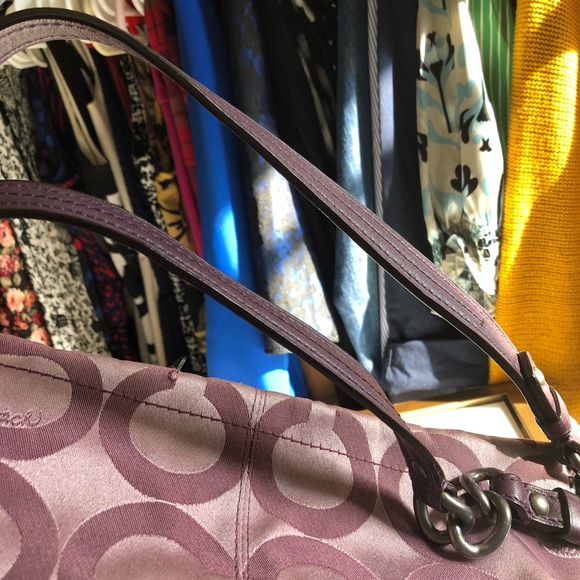 💥Last Chance💥 Coach - Brooke Purple Signature C - Picture 6 of 8